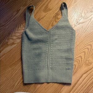 Abercrombie & Fitch Sage Green Knit Tank